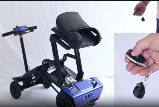 Elderly  Wheelchair： YL-300  Remote Control Folding