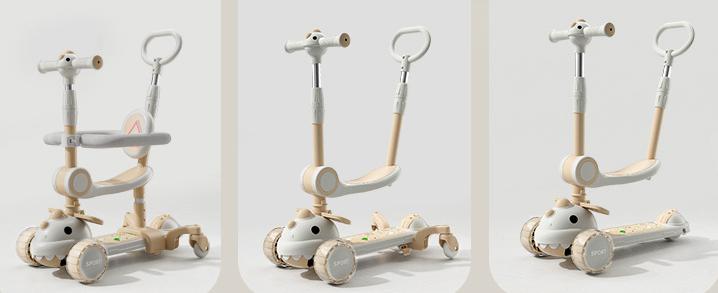 T6-03   children's  scooter， multifunctional model